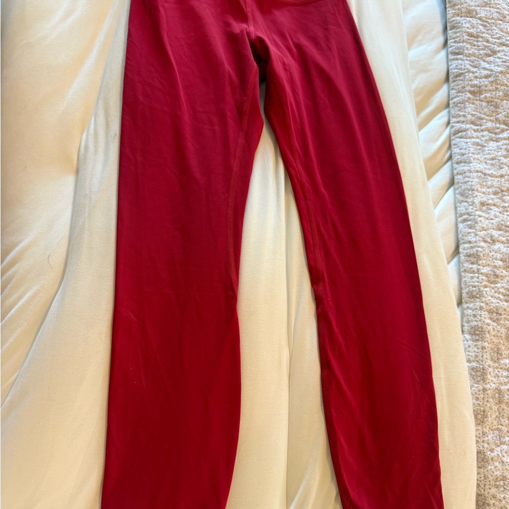 lululemon athletica Red High-Rise Leggings